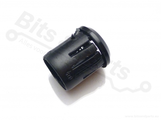 LED fitting/armatuur  10mm kunststof zwart